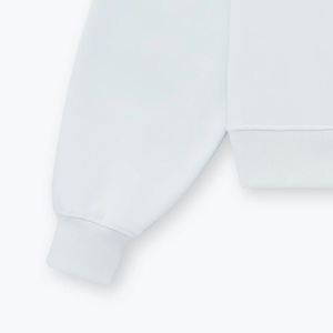 Sweat-shirt long et ample pour femme, col montant, en coton épais, chaud, à séchage rapide, doux, en polaire brossée, décontracté, anti-boulochage, respirant - Product Image 6