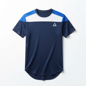 เสื้อยืดผู้ชายทรงยาว น้ำหนักเบา ระบายอากาศได้ดี คอกลม สวมใส่สบาย เหมาะสำหรับใส่ทุกวันและไลฟ์สไตล์แอคทีฟ - Product Image 1
