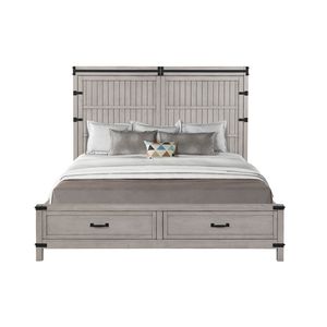 Bridgevine Home Alexandria Queen letto di stoccaggio in nebbia di montagna finitura - Product Image 3