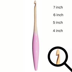 Ganchos de ganchillo personalizados ergonómicos de madera 12 mm - Product Image 3