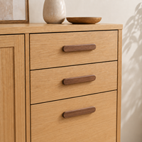 Poignées et boutons de meubles en bois massif de haute qualité poignées de tiroir en bois pour armoire armoire porte quincaillerie bouton de poignée de meubles