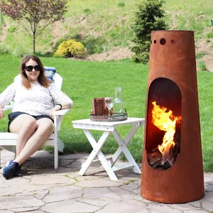 Brasero d'extérieur en métal fait main pour la cuisine en plein air, les feux de camp, les réunions de famille et les divertissements sur la terrasse. Brasero de luxe. - Product Image 4