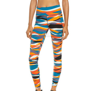 Leggings flexibles de cintura alta para mujer, pantalones elásticos ajustados para Yoga, gimnasio, correr, ropa informal transpirable, pantalones de entrenamiento para uso diario - Product Image 1