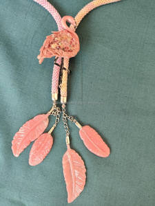 สร้อยคอลูกปัดแก้วที่งดงามด้วยงานฝีมือที่ประณีตออกแบบมาสำหรับผู้หญิงที่ชื่นชอบเครื่องประดับที่ไม่ซ้ำกันสง่างามและศิลปะ - Product Image 3