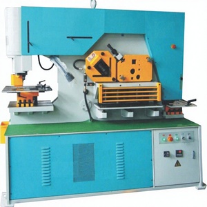 Double Cylinder Five Station Hydraulic CNC Ironworker High Precision Metal Fabrication Machine With Schneider &Omron Electronics - Product Image 1