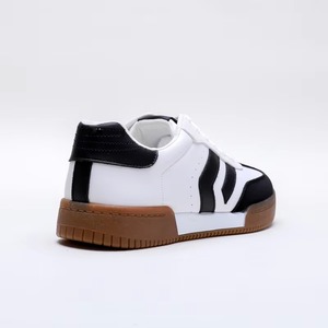 Zapatos Deportivos Casuales para Hombre, con Cordones, Antideslizantes, de Tela Elástica, con Suela Gruesa, Transpirables, Estilo Retro, Tendencia Otoñal, Color Blanco - Product Image 3