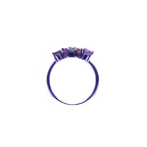 Wedding Wear <b>925</b> Sterling <b>Silver</b> Multi Tourmaline Gemstone <b>Silver</b> Plated Jewelry Women Wear Classic <b>Ring</b> - Product Image 5