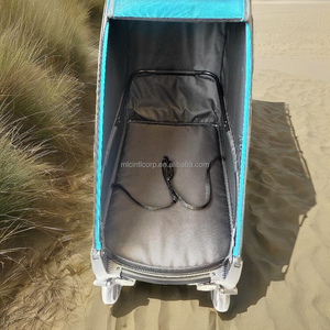 Remolque para Bicicleta para Mascotas Grandes, con Marco de Aleación de Aluminio, Suspensión Independiente, Tela Resistente al Agua 600D, para Aventuras al Aire Libre - Product Image 6