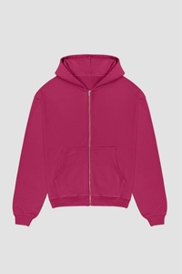 Sudadera con Capucha y Cremallera para Hombre, Color Lavanda, Corte Holgado, Felpa, Informal, para Otoño, con Bolsillo, Camuflaje, Manga Regular, 100% Algodón - Product Image 6