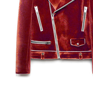 Veste d'hiver en velours pour homme d'inspiration vintage avec col montant, poches avant, style streetwear, couleurs et tailles personnalisables - Product Image 6