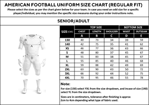 Ensemble de maillot et pantalon de football américain personnalisé, 100% polyester respirant et à séchage rapide, manches courtes, uniforme de football sublimé - Product Image 6