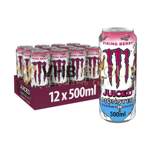 Boisson Énergisante Monster Juiced Viking Berry Carbonate 500ML en Canette (En Boîte) Vente en Gros - Product Image 2