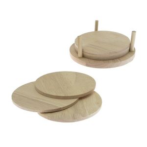 Unique Wooden Coaster Accessories Enhancing Beverage Presentation While Protecting Furniture From Heat Moisture And Stains - Product Image 4