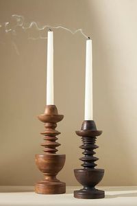 Natural Wood Candle <b>Holder</b> for Table Decor Vintage Wooden Candle Stand Centerpiece Round Wooden <b>Tealight</b> <b>Holder</b> - Product Image 3