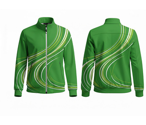 Veste de sport personnalisée à fermeture éclair intégrale avec impression par sublimation sur toute la surface, chaude, respirante et à séchage rapide |   Tailles Hommes Femmes Jeunes - Product Image 1