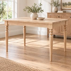Patas de Mesa Rústicas de Madera de Caucho Sólido Estilo Granja, Sin Acabado, Resistentes, Fáciles de Pintar, DIY, para Muebles de Exterior y Hospital, EFS - Product Image 3