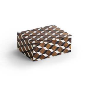 Caja de almacenamiento de MDF con incrustaciones de resina de alta calidad, caja de almacenamiento decorativa con incrustaciones de resina, caja de joyería de resina a un precio de fábrica muy bueno. - Product Image 6