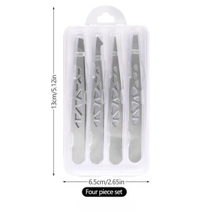 Pinzas para Cejas BAFA SURGICAL INSTRUMENTS de Acero Inoxidable de Alta Precisión, Punta Recta, Ligeras, Duraderas y de Diseño Moderno - Product Image 4