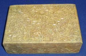 Cajas de joyería de piedra de jabón natural con forma rectangular finamente pulida y tallado a mano, ideales para regalo y reventa. - Product Image 6