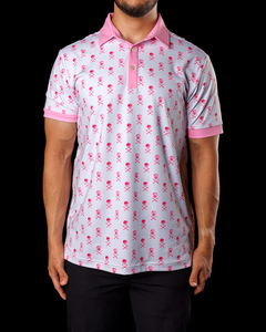 Camiseta de Golf Personalizada Estilo Punk, Secado Rápido, Anti-UV, Transpirable, Sublimada, para Hombre, Venta al Por Mayor - Product Image 3