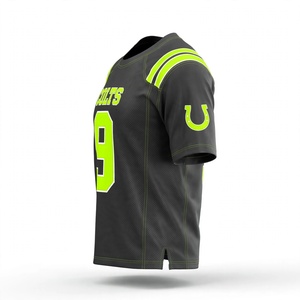 Camiseta Deportiva Personalizada de Fútbol Americano, Uniforme de Equipo Deportivo, Transpirable, de Malla, para Juego Atlético, con Estampado por Sublimación, Ropa Moderna - Product Image 4