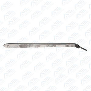 Manche de scalpel long, porte-lame de scalpel pour chirurgie dentaire, manche de scalpel long de 21 cm, manche de scalpel angulaire, lame tranchante, instrument médical - Product Image 2