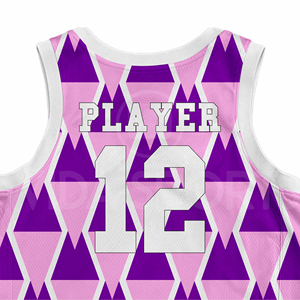 Ensemble de maillots de basket-ball personnalisés, uniforme d'équipe professionnel, vêtements de sport respirants en mesh, fabricant OEM ODM - Product Image 4