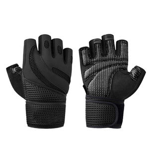 Protection Palm Cross Training Fitness Weight Lifting Grip Gym <b>Gloves</b> for Workout Wholesale Custom Logo Men <b>Gloves</b> - Product Image 3