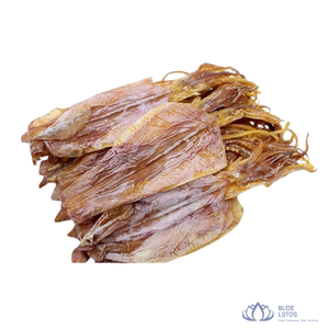 สินค้าขายดี |   ปลาหมึกแห้งบลูโลตัส พรีเมียม อาหารทะเล บรรจุภัณฑ์สุญญากาศ สำหรับปรุงอาหาร ย่าง ขายส่ง คาเมา - Product Image 3
