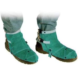 Cubrebotas de Soldadura de Cuero Vacuno de Alta Calidad para Seguridad Industrial, Protectores de Soldador, Protección contra Fuego para Bomberos - Product Image 3