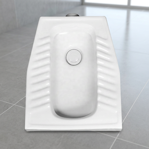 WC moderne Vistaar en céramique blanche, type Orissa, qualité supérieure pour l'exportation - Product Image 1