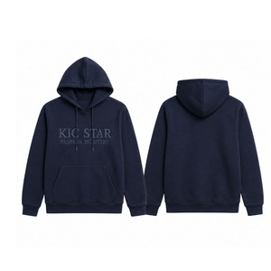 เสื้อฮู้ดผู้ชายผ้าฝ้ายแท้ 100% แบบเรียบ สกรีนโลโก้ตามสั่ง ขายส่ง บริการ OEM เสื้อกันหนาวมีฮู้ดสำหรับฤดูหนาว - Product Image 6