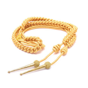 Manufacturers of Ceremonial or Ceremonial Use <b>Silver</b> Aiguillette Custom Uniform Accessories - Product Image 2