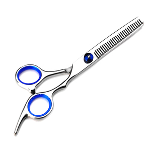 Ciseaux de barbier professionnels 5,5 pouces en acier inoxydable 2026 avec lame et manche en acier, pointe affûtée pour la coupe et l'effilage des cheveux - Product Image 3