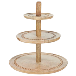 Soporte de Pastel de Dos Niveles de Metal con Diseño de Malla Metálica y Base Redonda - Product Image 4