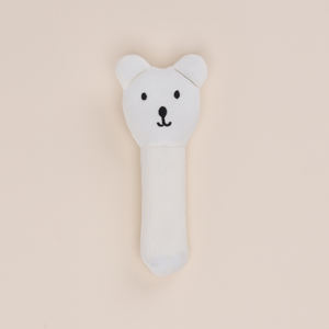 Mordedor blanco de bambú orgánico de primera calidad para bebé - Product Image 5