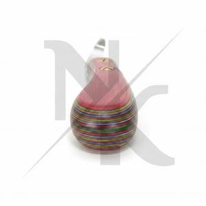 Couteau de fermeur professionnel réutilisable en acier inoxydable, lame courbée pour droitier, manche ergonomique en bois dur, pour une coupe précise des sabots - Product Image 3