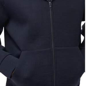 Sweat-shirt à capuche zippé intégral pour homme, en molleton épais, coupe décontractée, veste à capuche unie, fabricant OEM ODM - Product Image 6