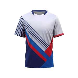 Vente en gros de t-shirts pour hommes en coton 100% tricoté, écologiques, respirants, vintage, décontractés, avec logo de votre marque personnalisé - Product Image 1