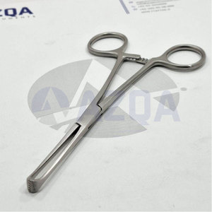 Stainless Steel Allis Tissue Holding Forceps With Serrated Jaws Locking Ratchet And Finger <b>Ring</b> Handles For Surgical Use - Product Image 6