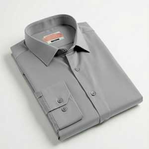 Chemise habillée unie en popeline à manches longues coupe ajustée pour homme |   Chemise de travail formelle d'automne sans plis |   Vente en gros personnalisée OEM/ODM - Product Image 6