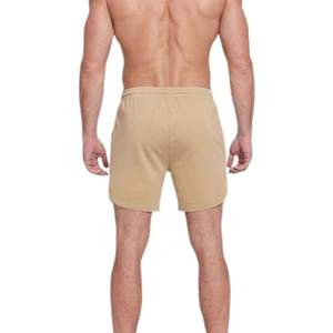Men's Solid Color Nylon/Acrylic High Elastic Waist Breathable <b>Quick</b> <b>Dry</b> Casual Worsted Digital Printing <b>Shorts</b> - Product Image 2