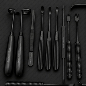 Juego de Instrumentos para Extracción de Cartílago de Costilla Daniel Gubisch con Recubrimiento Negro, Acero Inoxidable, para Rinoplastia, con Certificación CE - Product Image 2