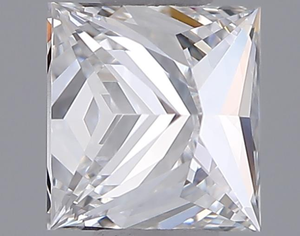 Diamant de laboratoire de 0,53 carat, taille princesse, VVS2, excellente taille, idéal pour la joaillerie - Product Image 2
