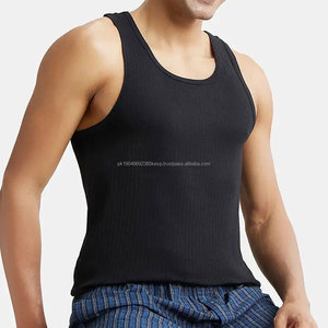 เสื้อกีฬาผู้ชายสีดำแบบกำหนดเองได้ แห้งเร็ว เสื้อกล้ามออกกำลังกายแบบไม่มีแขน สไตล์สปอร์ต เสื้อกล้ามแบบกำหนดเอง - Product Image 5