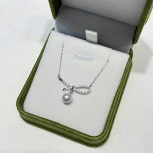 Collar de Perlas Naturales de Agua Dulce, Estilo Lujoso, Irregular, con Cadena de Plata, Colgantes y Dijes de Perlas - Product Image 1