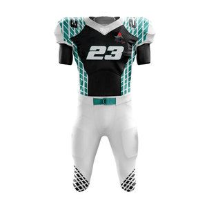 Maillot de football américain personnalisé pour l'entraînement, coupe lineman, manches courtes - Product Image 1