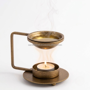 Diffuseur de parfum en fer bronze antique sur mesure pour bougies chauffe-plat, fournisseur en gros OEM - Product Image 6