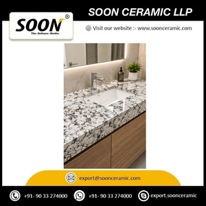 Dalle de granit moderne, grande, polie, blanche alpine, écologique, de qualité export indienne, pour escaliers et cheminées - Product Image 6