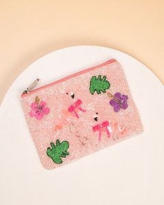 Elegante Monedero Bordado con Cuentas, Hecho a Mano, Regalo para Mujer, Cumpleaños, Aniversario, Estilo Clásico, Colores Mixtos, Uso Diario, Vintage - Product Image 4
